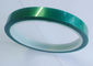 ISO9001 เทปสีเขียวเข้มโพลีเอสเตอร์ 85um ด้วยซิลิโคนกาวสำหรับเคลือบ